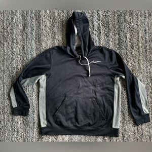 Black/Gray Nike Thermafit Athletic Hoodie Large
